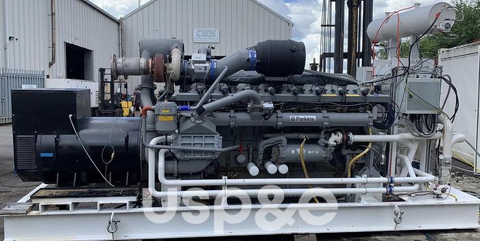 Used 1 MW 2010 Used Perkins 4016-61TRS2 Natural Gas Generator Sets