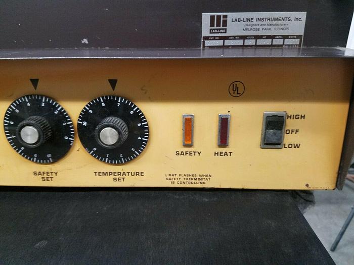 Used Lab-Line Imperial II Radiant Heat 350f Lab Oven Model 3505 120v single phase