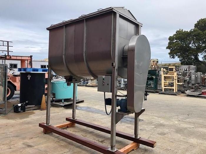 Used Mixer, Ribbon, 100 CF, S/st, 1 Hp, #C743575