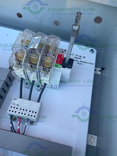 Used Wiegmann N4363008 Enclosure w/ Fuji Electric PHL11B12-E1, Mettler Toledo Panther