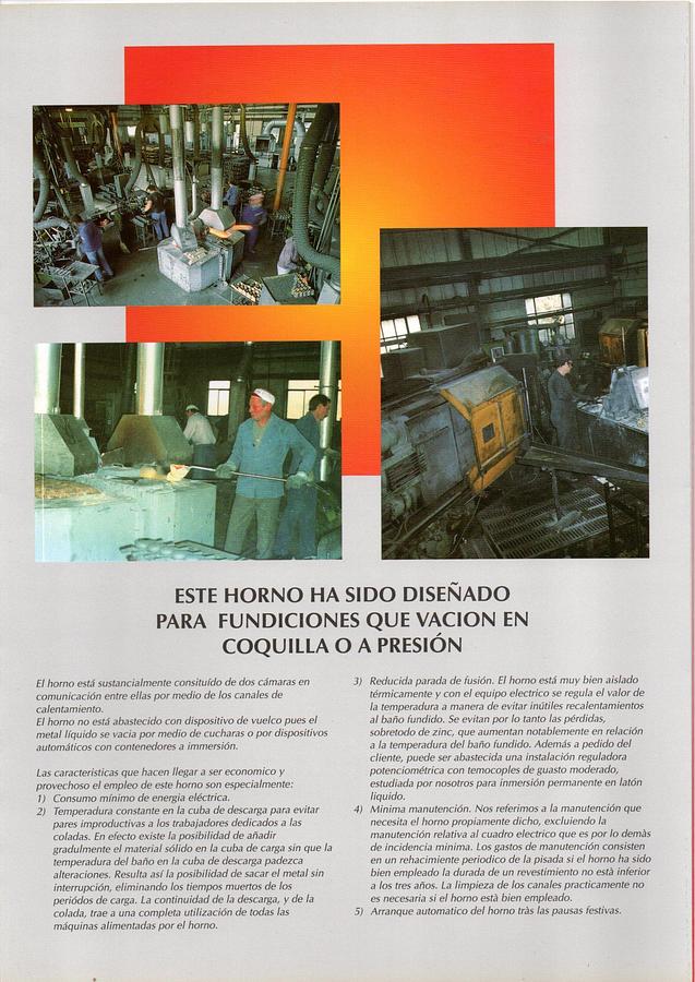 Usado Horno de Inducción de Canal de doble Cámara para Fundir Latón - 1000 kilos