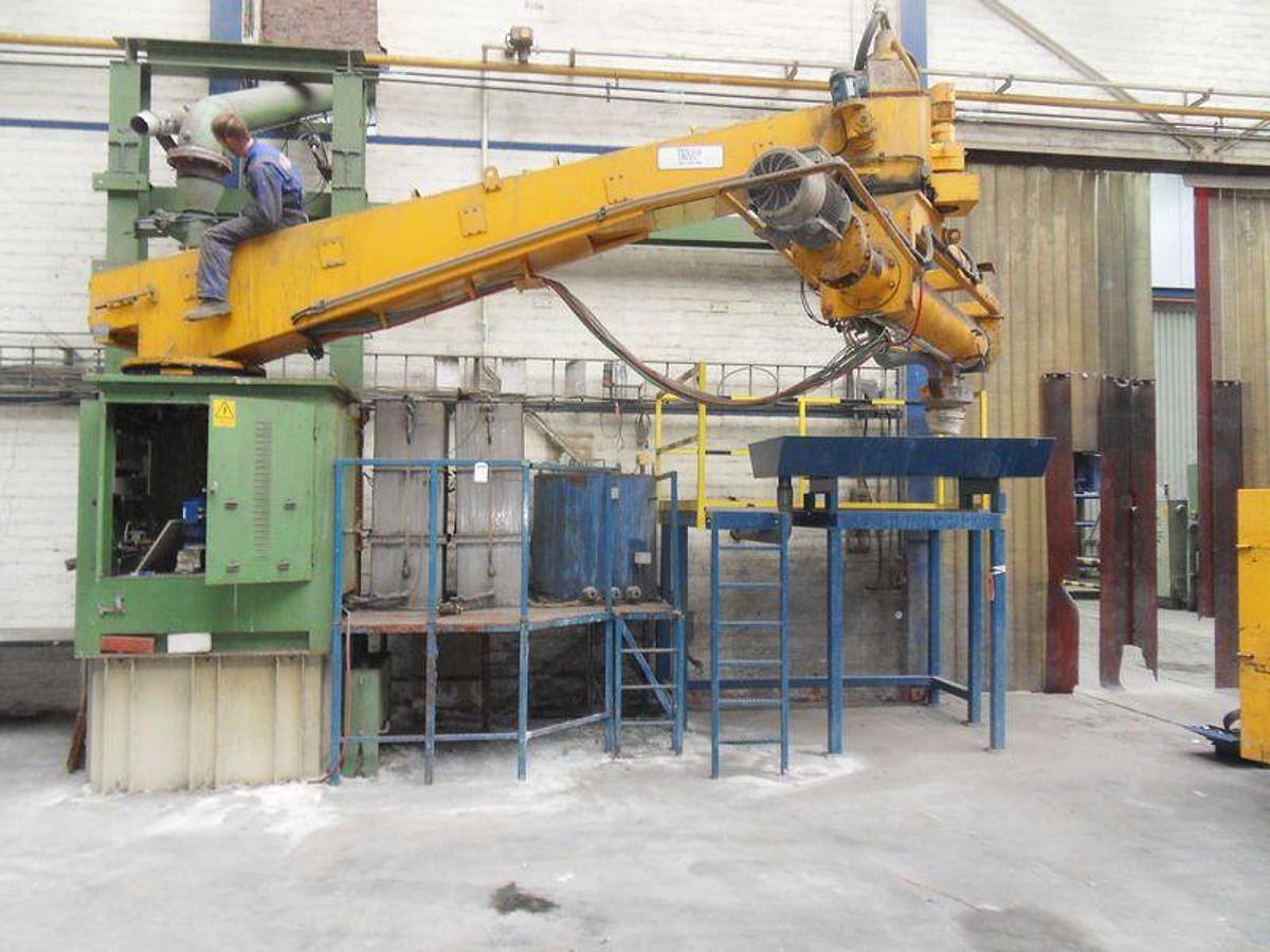 Usado Mezcladora de Arena Brazo Articulado  con Sistema fast loop  30 TPH -  Segunda Mano