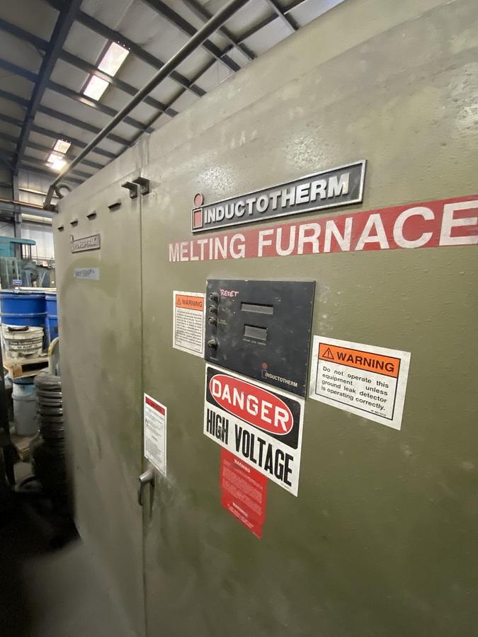 Usado Inductotherm VIP Power Trak  750 Kw - 1200 Hz - 1500 kilos