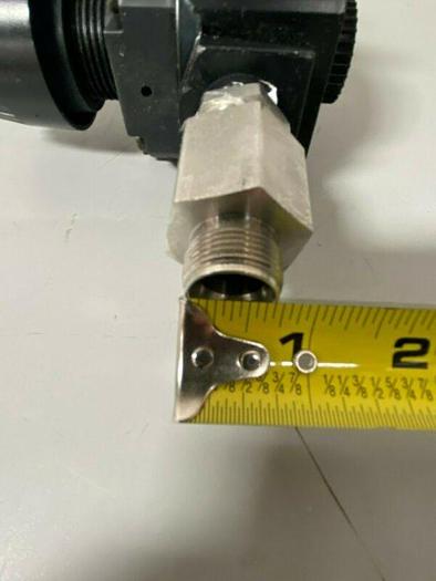 Used Wilkerson R16-03-GN0A Regulator w/ 2" Sanitary Fitting & Pressure Gauge