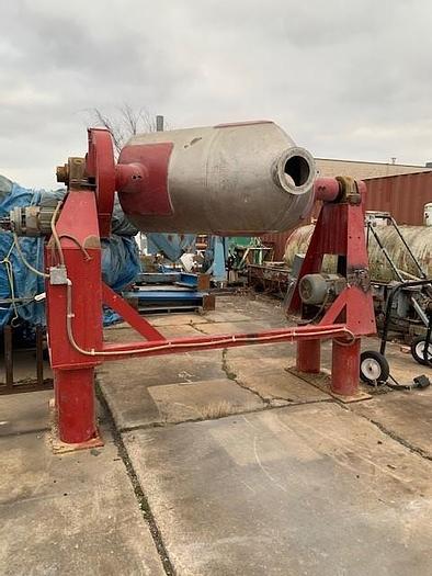 Used 30 CU. FT. PATTERSON KELLEY TWIN SHELL BLENDER - S/S - 55# DENSITY - PROVISION FOR BAR