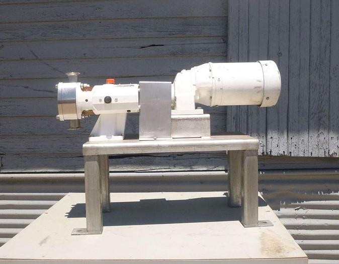 Used Pump, Rotary, Alfa Laval, 1 HP, 1.5", 316 S/st, Mdl SRU2WLS #S744115