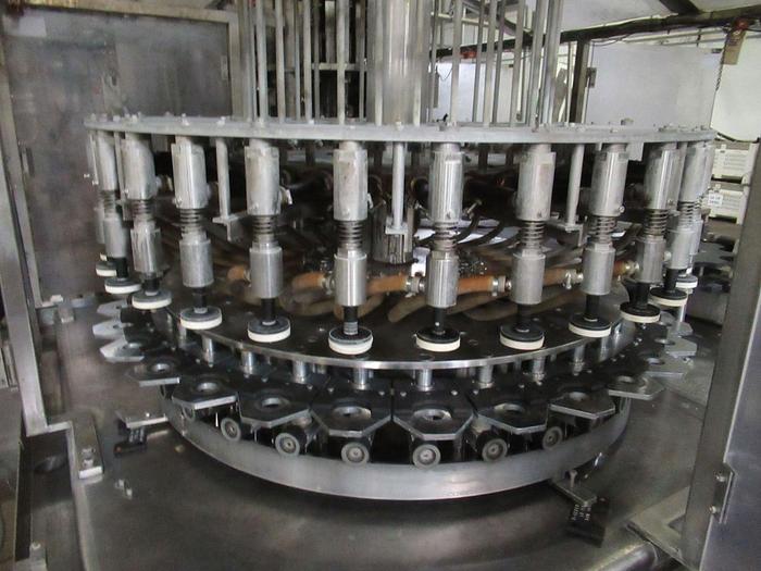 Used Pacific Packaging MonoBloc Liquid Rotary  Filler-Capper