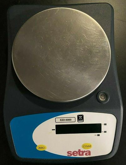 Used Setra EZ2-5000 Digital Counting Scale 6-9 DC