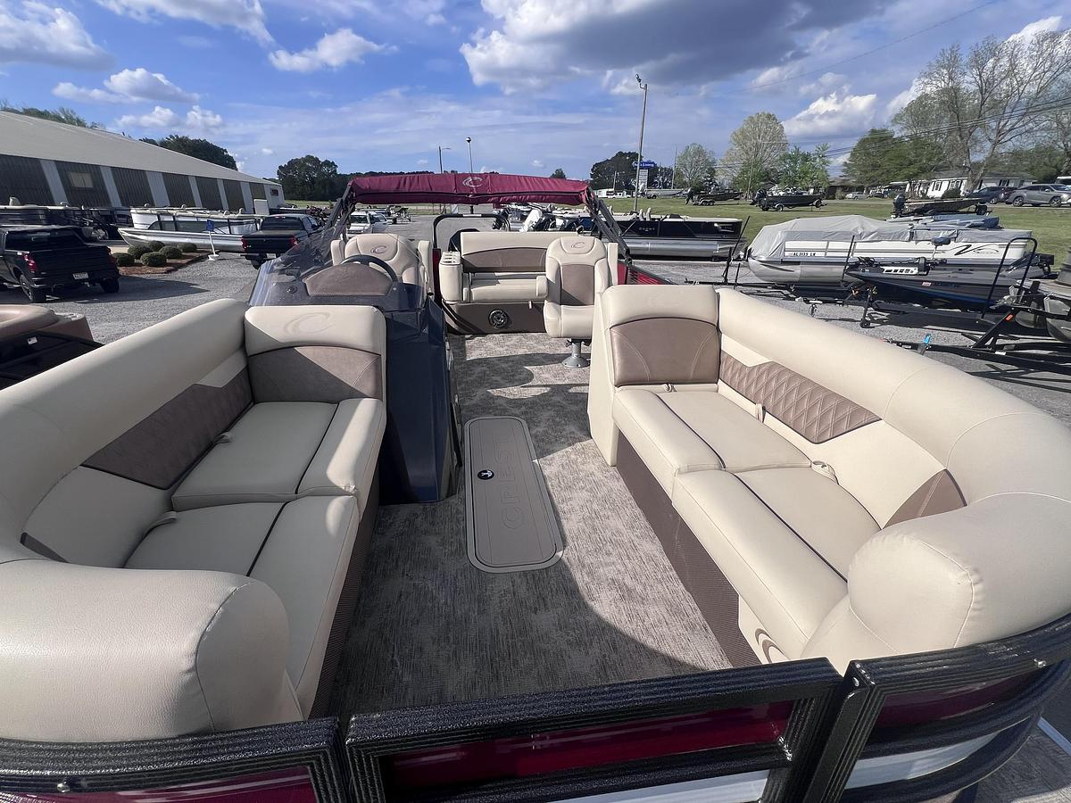 Used 2021 Crest Pontoons 220SLSC DLX CPT
