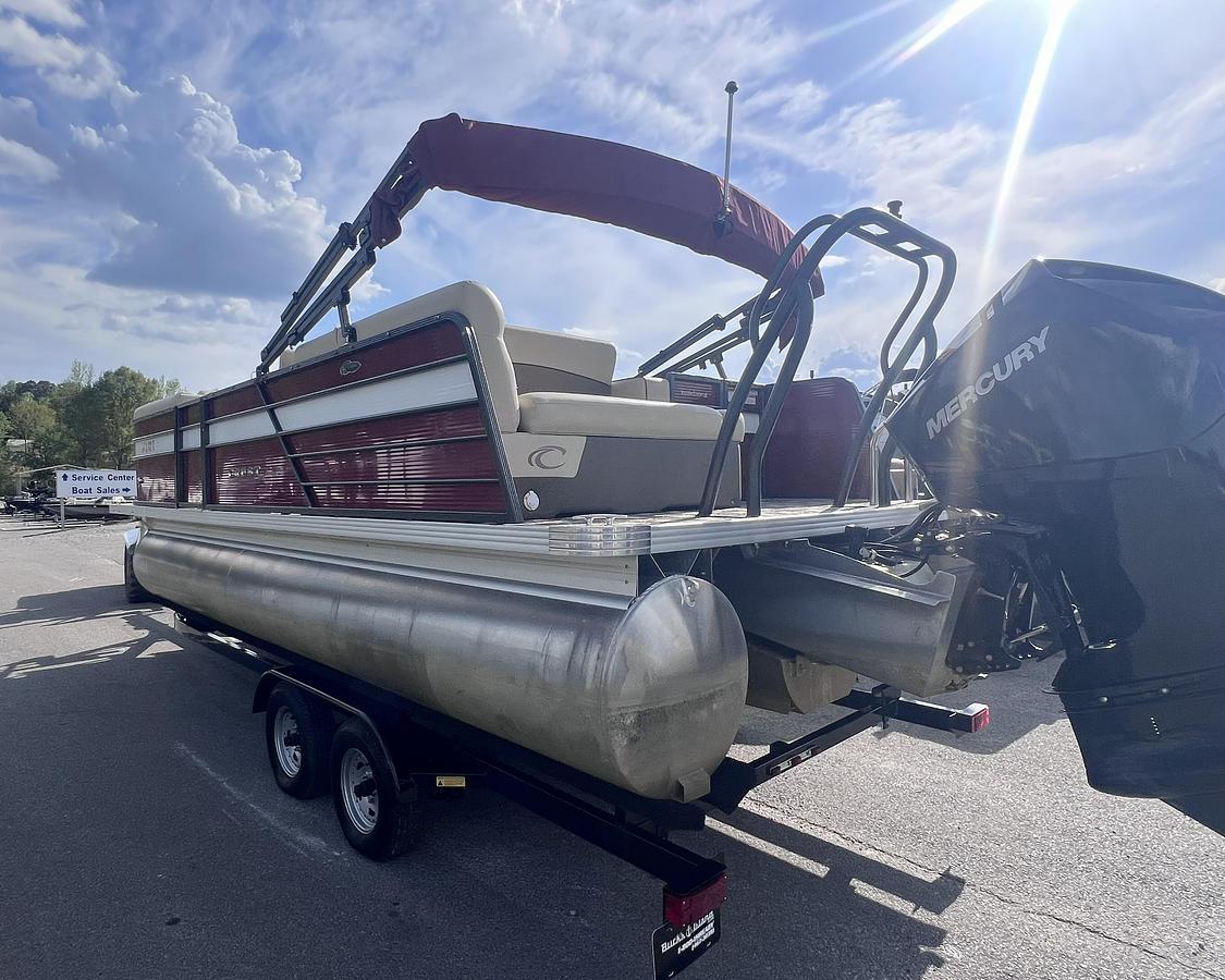 Used 2021 Crest Pontoons 220SLSC DLX CPT