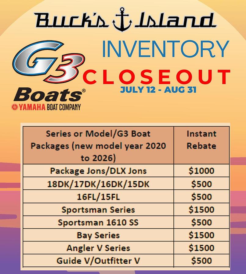 2026 G3 Boats 17CC