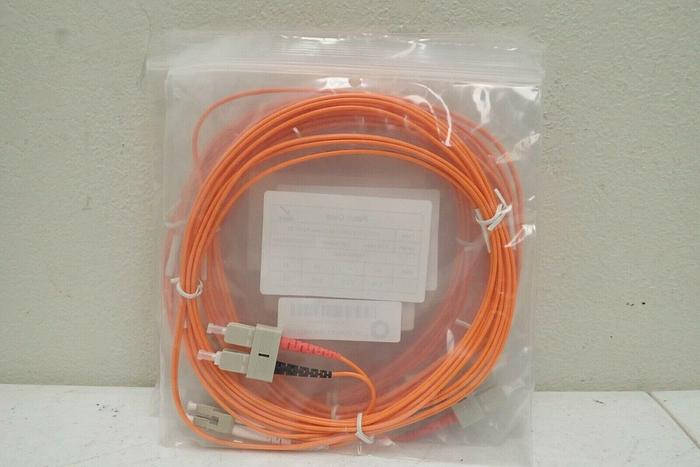 Used Lot of 5 RoHS LCSCDUPMM-3M LC/PC to SC/PC Duplex 62.5/125 Patch Cords, 3 Meter
