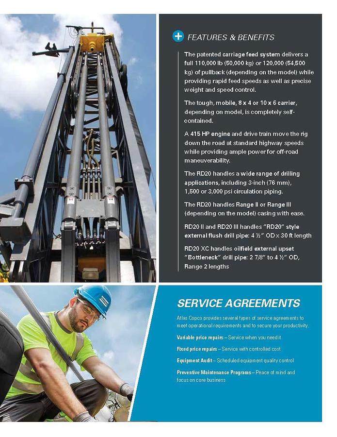 1000 Atlas Copco Automatic Pipe Loader