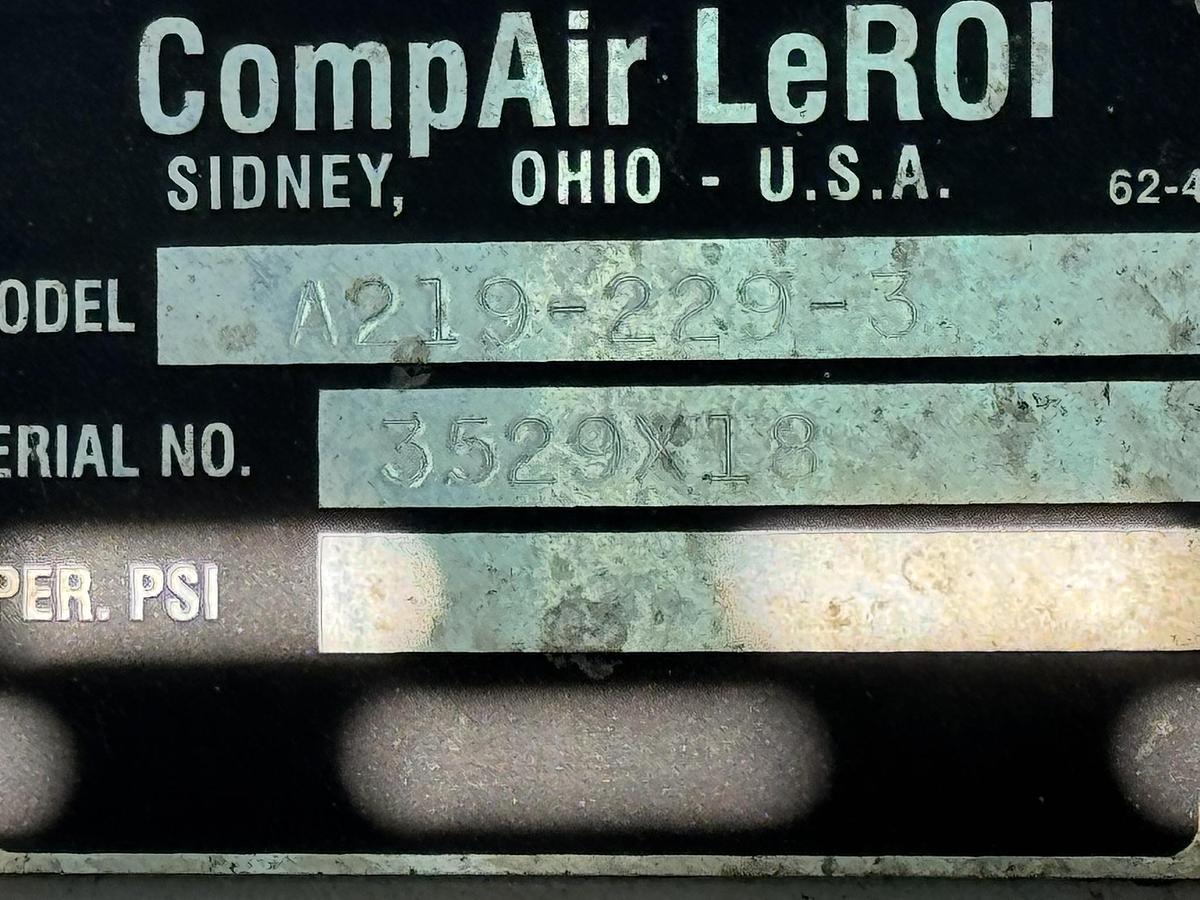 Used 2001 Comp-Air LeROI A219-229-3