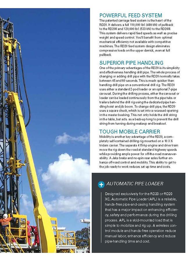 1000 Atlas Copco Automatic Pipe Loader