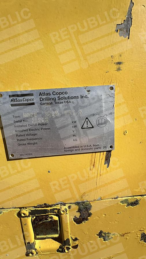 Used 2007 Atlas Copco RD20