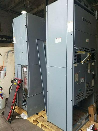 Used Square D QED Main Breaker 480Y / 277 1600 AMP Switch Gear with Breaker Cabinet & Breakers