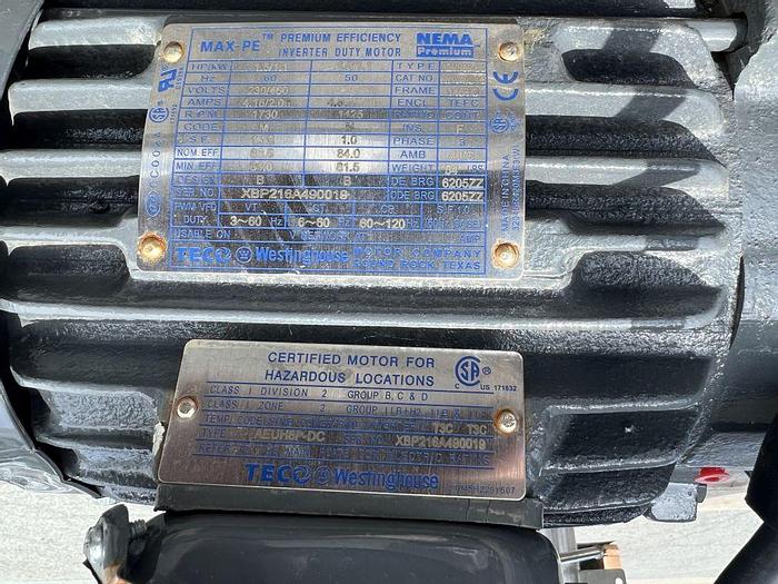 Used Tank, 740 Gallon, 316L Stainless Steel, Jacketed, Agitated, 10 PSI, T&C Stainless #L744627