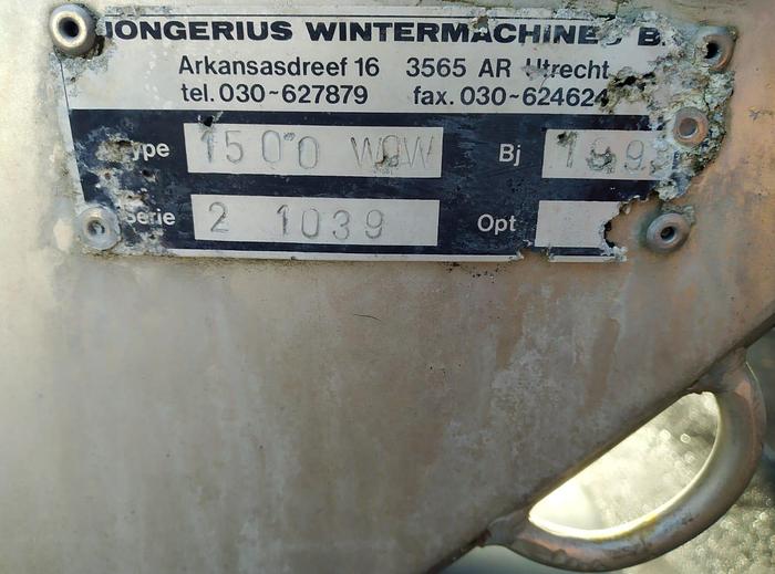 Gebruikt 1998 Jongerius 1500 WOW