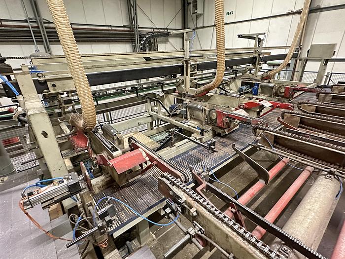 Gebruikt WEINIG  planing line Hydromat 22BL with bundling and stacking