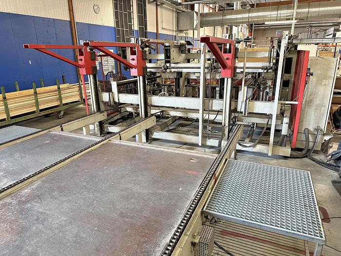 Gebruikt WEINIG  planing line Hydromat 22BL with bundling and stacking