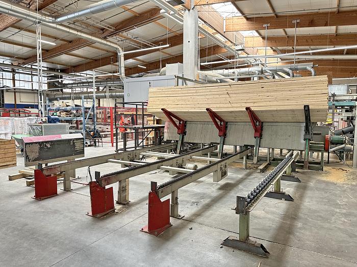 Gebruikt WEINIG  planing line Hydromat 22BL with bundling and stacking