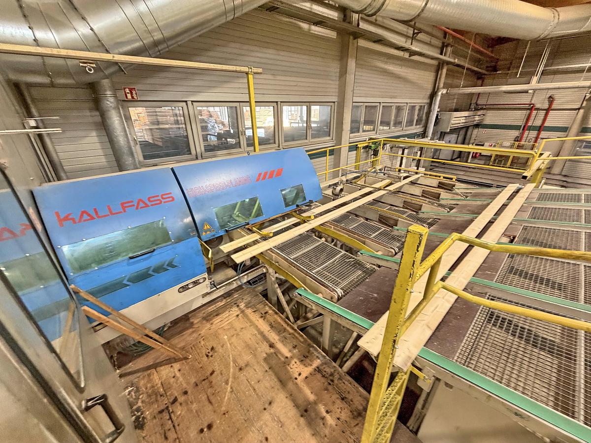 Gebruikt WACO - LECAB - WoodEye high speed planing-cutting-bundling line