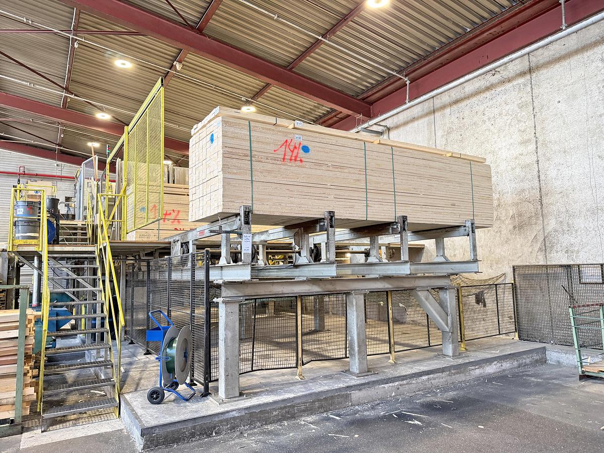 Gebruikt WACO - LECAB - WoodEye high speed planing-cutting-bundling line