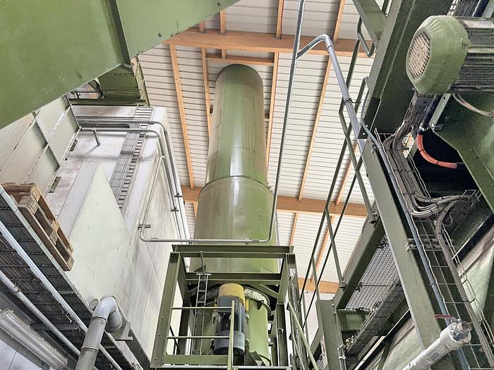 Gebruikt Vecoplan / Swiss Combi houtchips lijn met hamermolen en bandroger