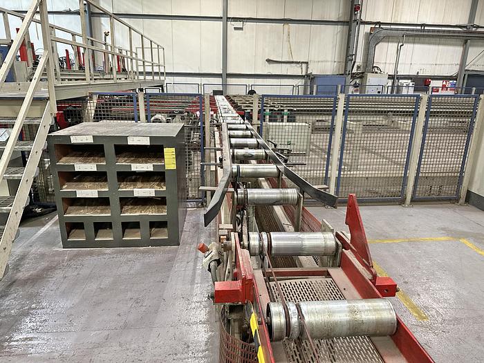 Gebruikt WEINIG  planing line Hydromat 22BL with bundling and stacking