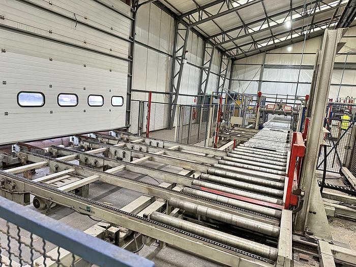 Gebruikt WEINIG  planing line Hydromat 22BL with bundling and stacking