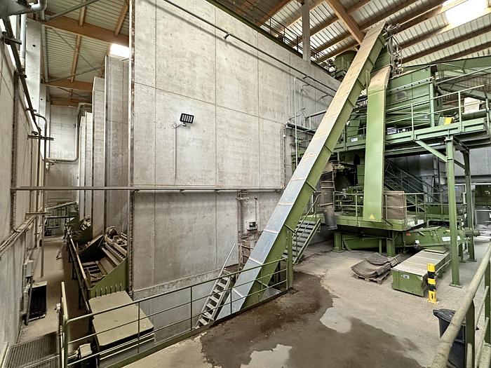 Gebruikt Vecoplan / Swiss Combi Houtchips lijn met hamermolen en bandroger