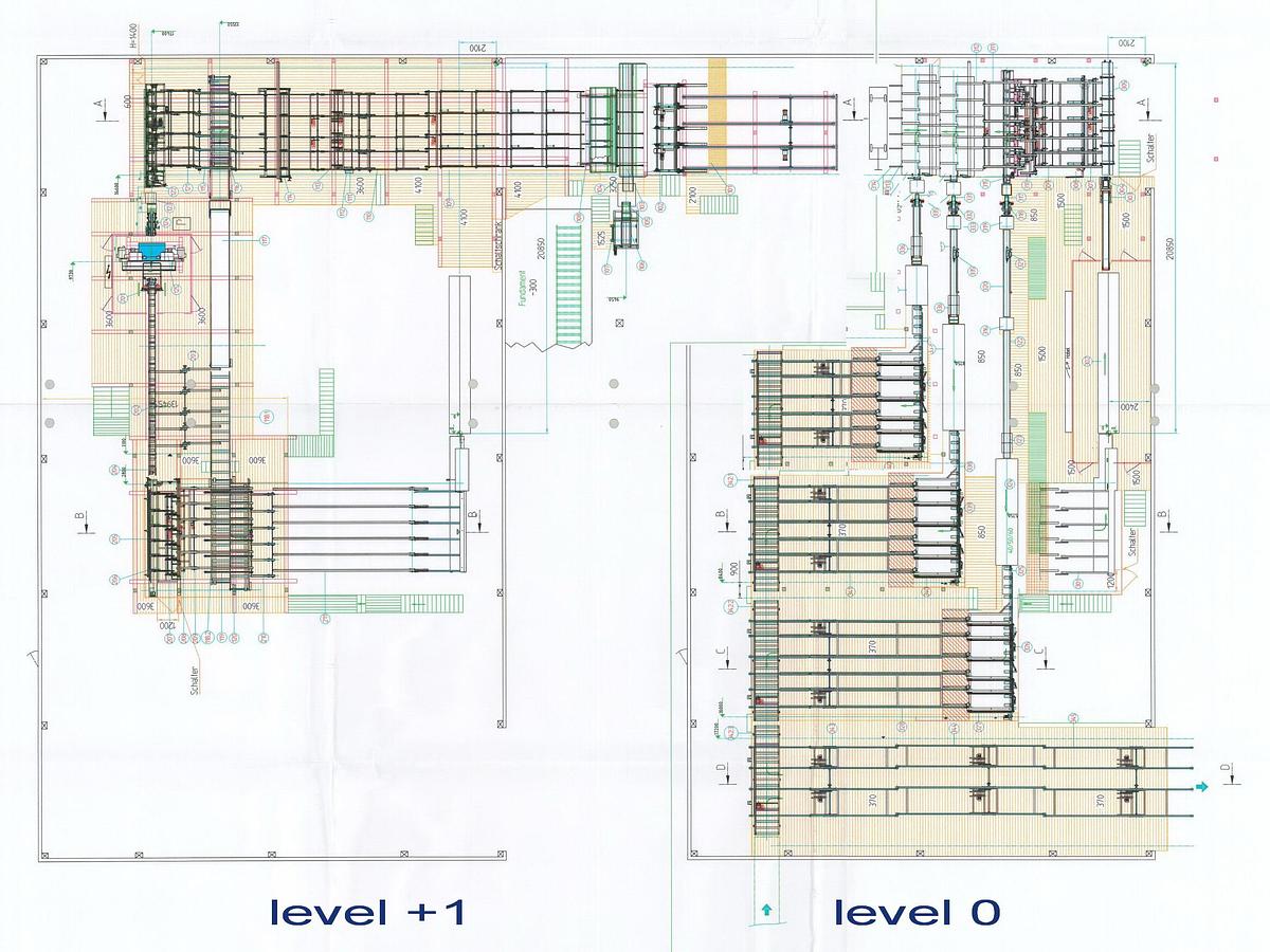Gebruikt WACO - LECAB - WoodEye high speed planing-cutting-bundling line