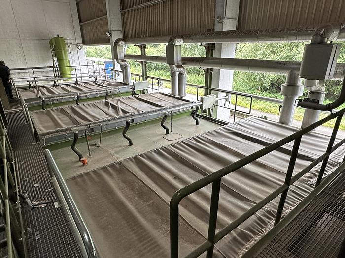 Gebruikt Vecoplan / Swiss Combi houtchips lijn met hamermolen en bandroger