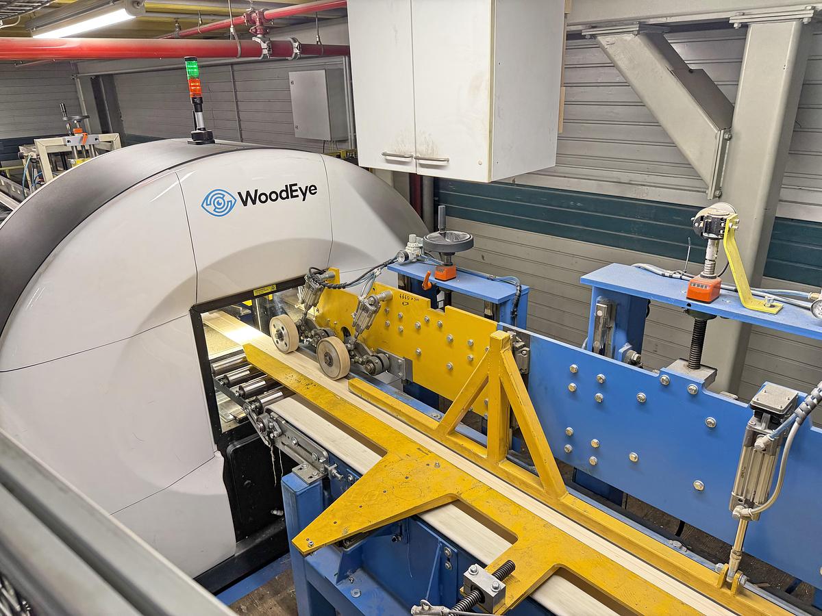Gebruikt WACO - LECAB - WoodEye high speed planing-cutting-bundling line