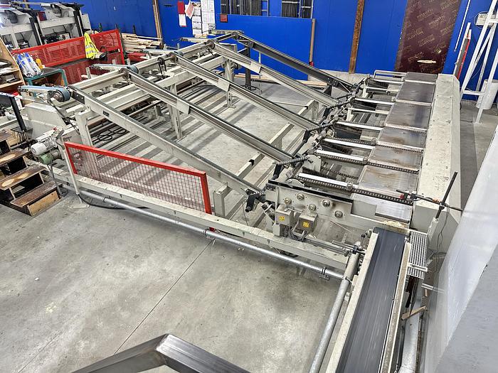 Gebruikt WEINIG  planing line Hydromat 22BL with bundling and stacking