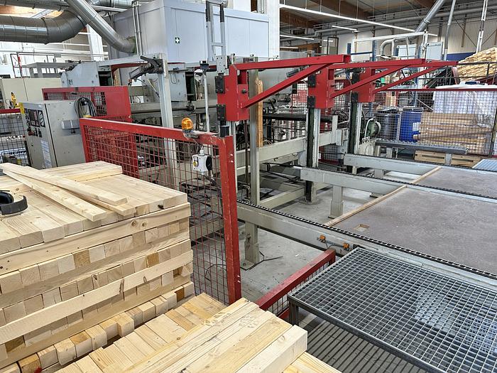 Gebruikt WEINIG  planing line Hydromat 22BL with bundling and stacking