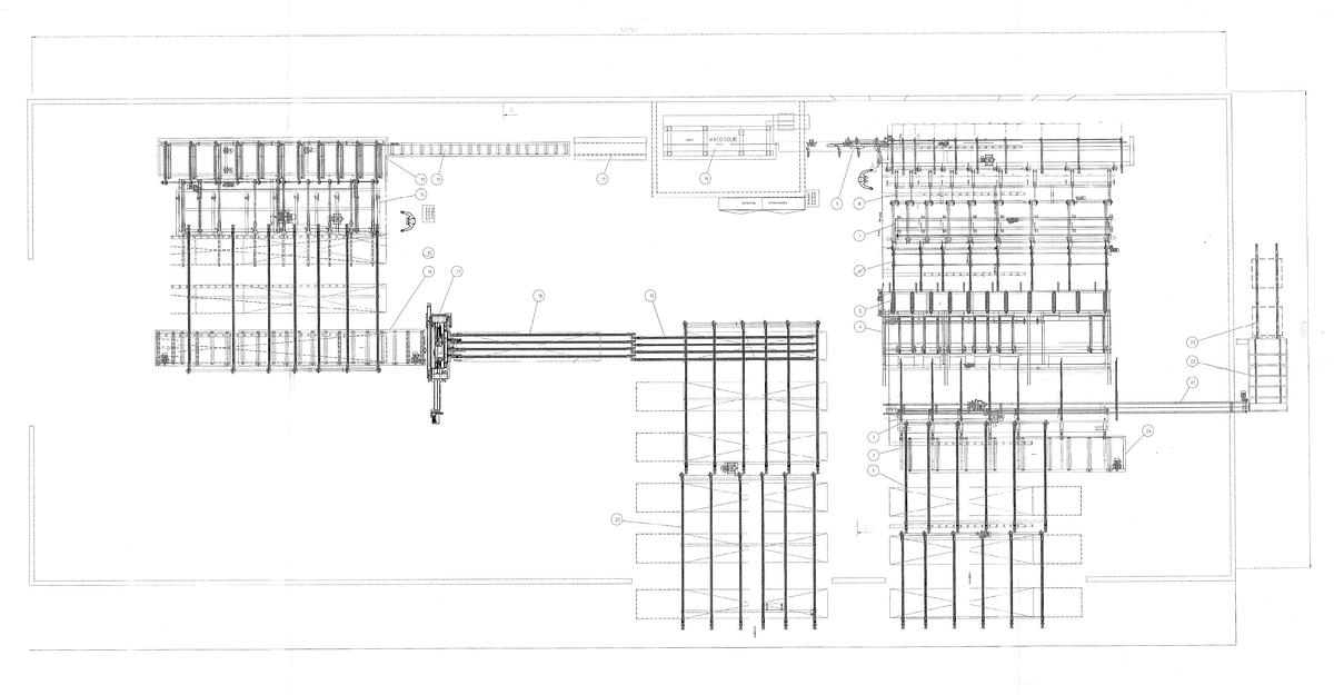 Gebruikt WACO - KUJAKON high speed planing and cutting line