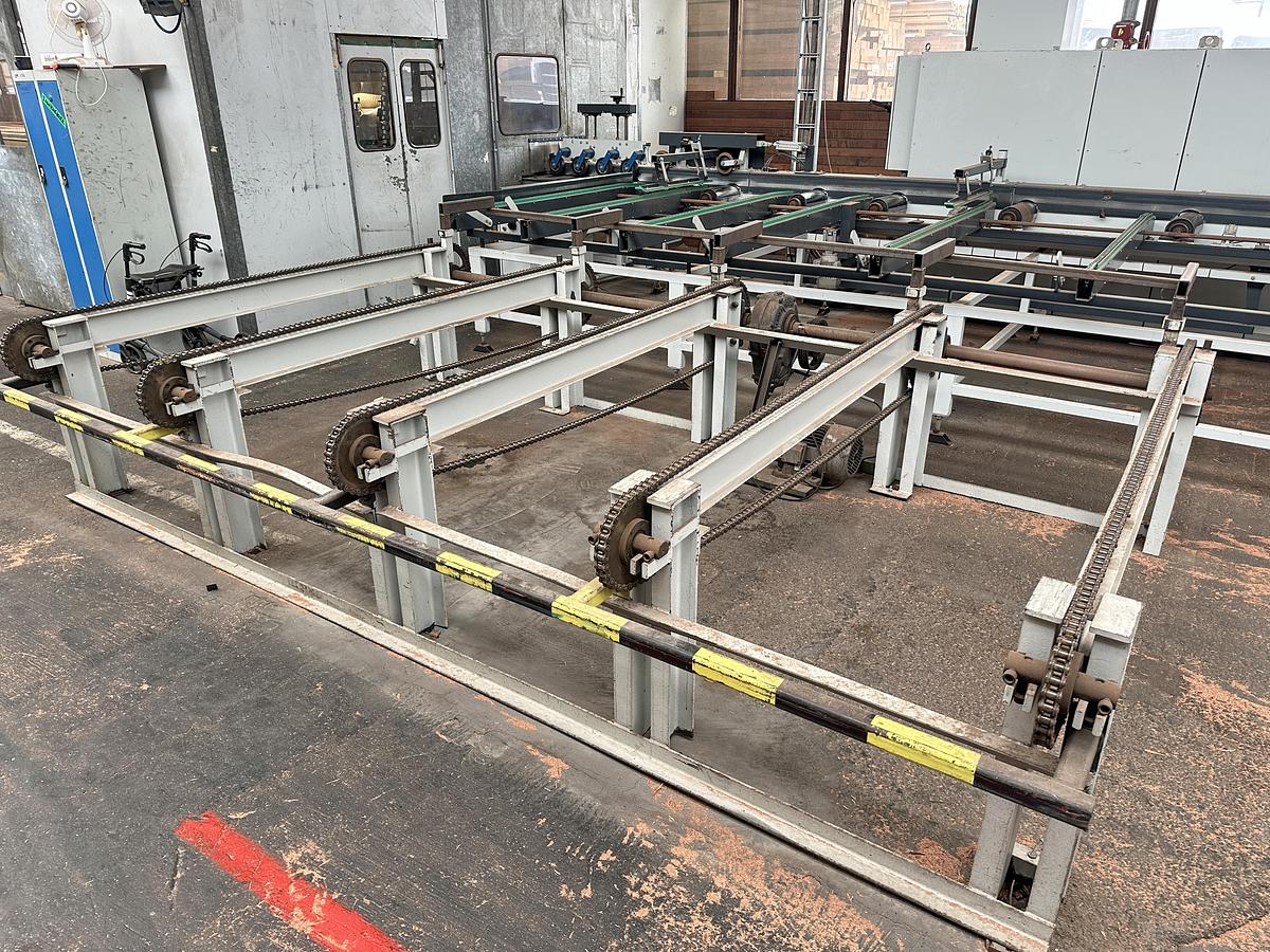 Gebruikt WEINIG planing line Powermat 2000 with automation