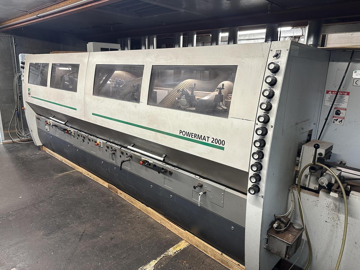 Gebruikt WEINIG planing line Powermat 2000 with automation