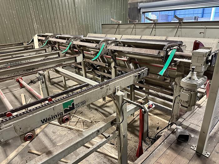 Gebruikt WEINIG high speed planing line Hydromat 30 XL