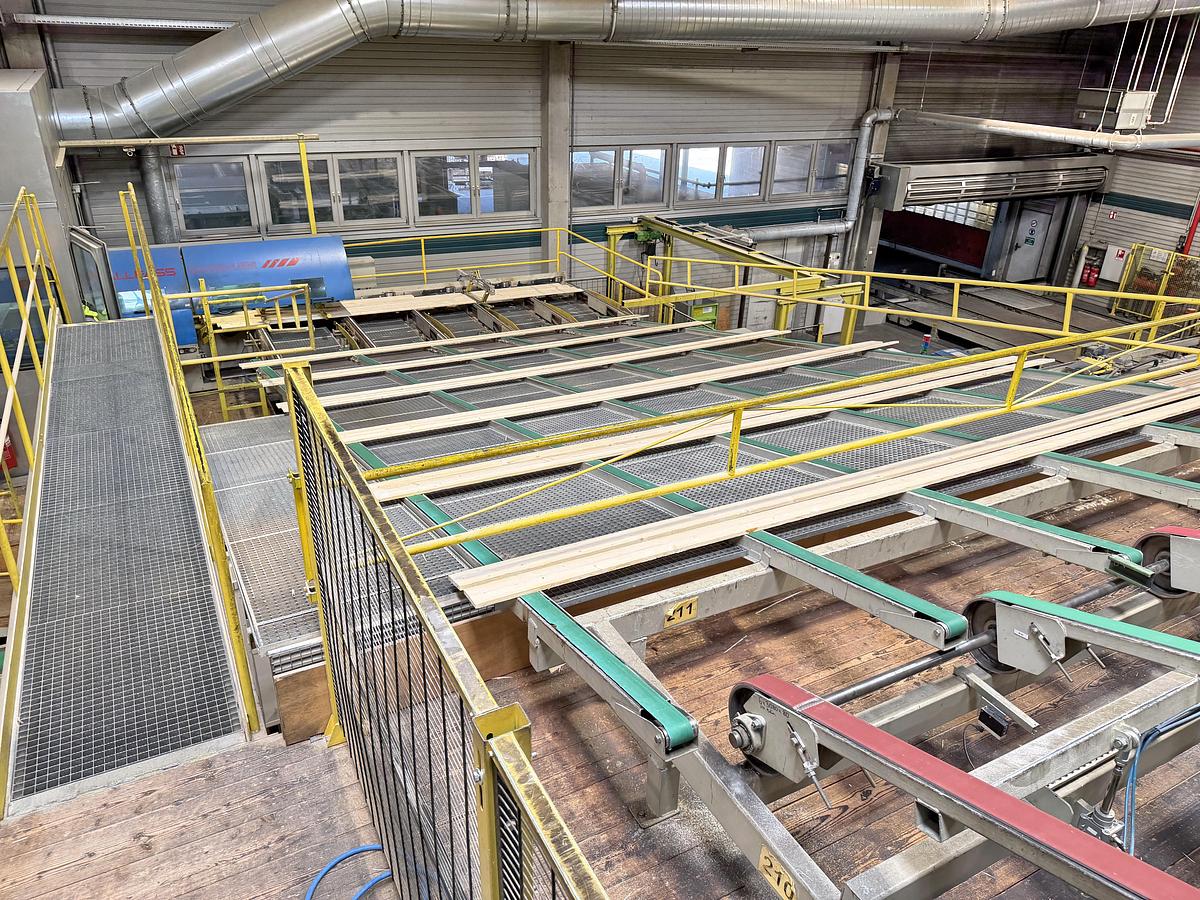 Gebruikt WACO - LECAB - WoodEye high speed planing-cutting-bundling line