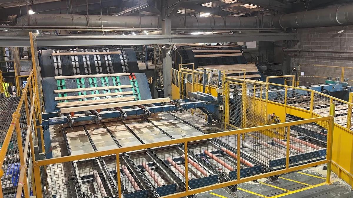 Gebruikt Söderhamn Eriksson canter-quadro sawmill + sorting