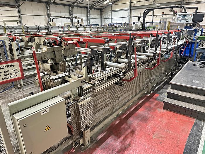 Gebruikt WEINIG  planing line Hydromat 22BL with bundling and stacking