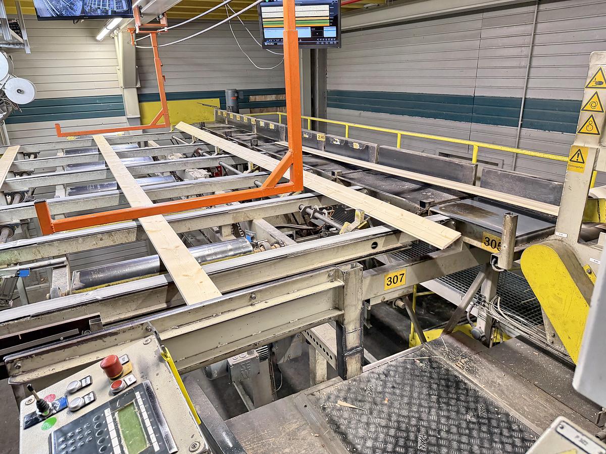 Gebruikt WACO - LECAB - WoodEye high speed planing-cutting-bundling line