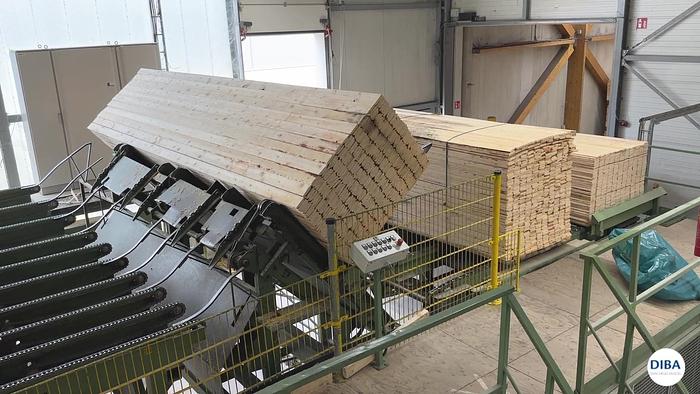 Gebruikt REX - KALLFASS  high speed planing and cutting line