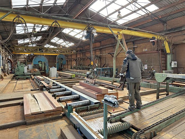 Gebruikt Complete zagerij voor tropisch hardhout