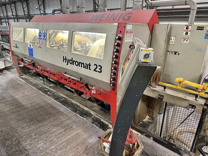 Gebruikt WEINIG  planing line Hydromat 22BL with bundling and stacking