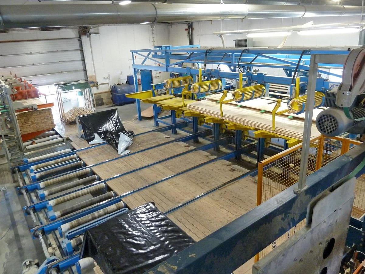 Gebruikt WACO - KUJAKON high speed planing and cutting line