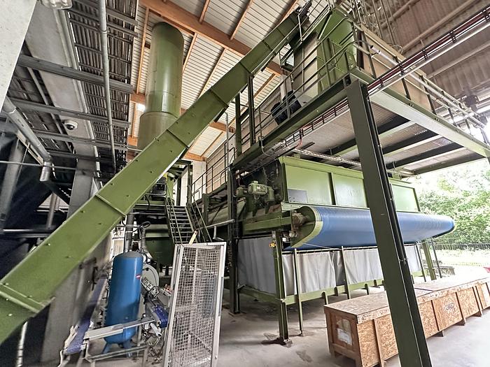 Gebruikt Vecoplan / Swiss Combi houtchips lijn met hamermolen en bandroger